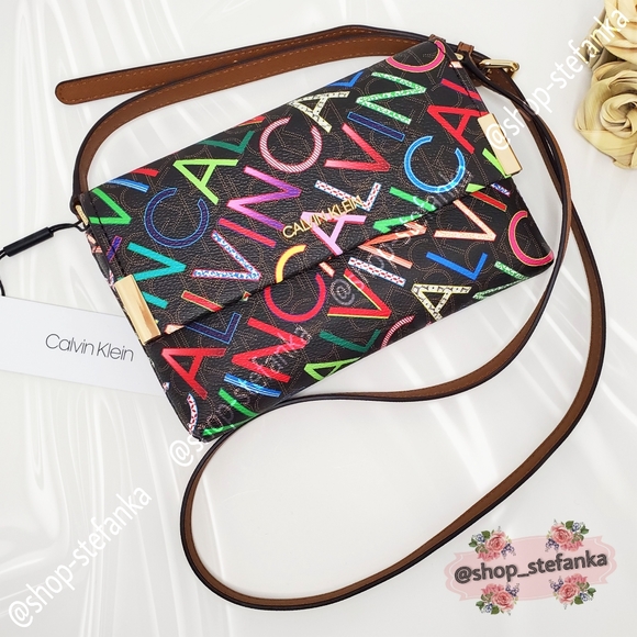 🎁 Calvin Klein Logo Crossbody Bag 💫 - Picture 1 of 9